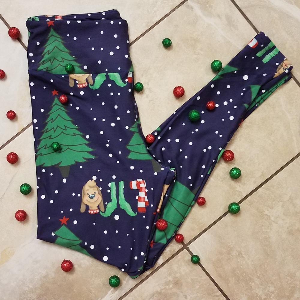Grumpy Christmas Leggings (Grinch Inspired)